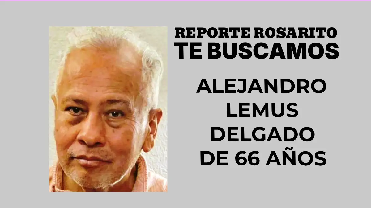 PESQUISA DE ALEJANDRO LEMUS DELGADO DE 66 AÑOS